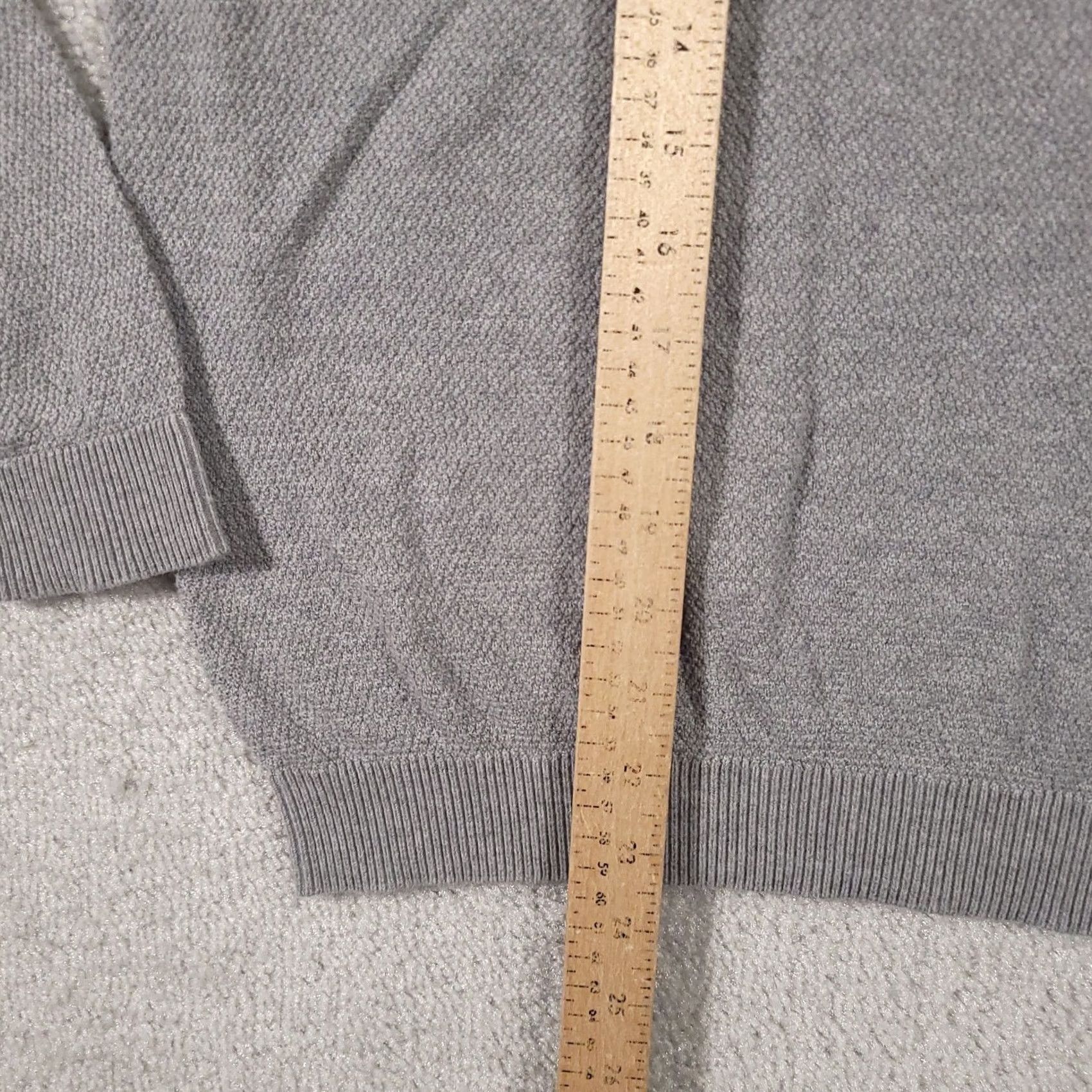 Apt. 9 APT 9 Sweater Women's Medium Grey Knit Long Sleeve Crew Neck Lightweight Casual Size M / US 6-8 / IT 42-44 - 7 Thumbnail