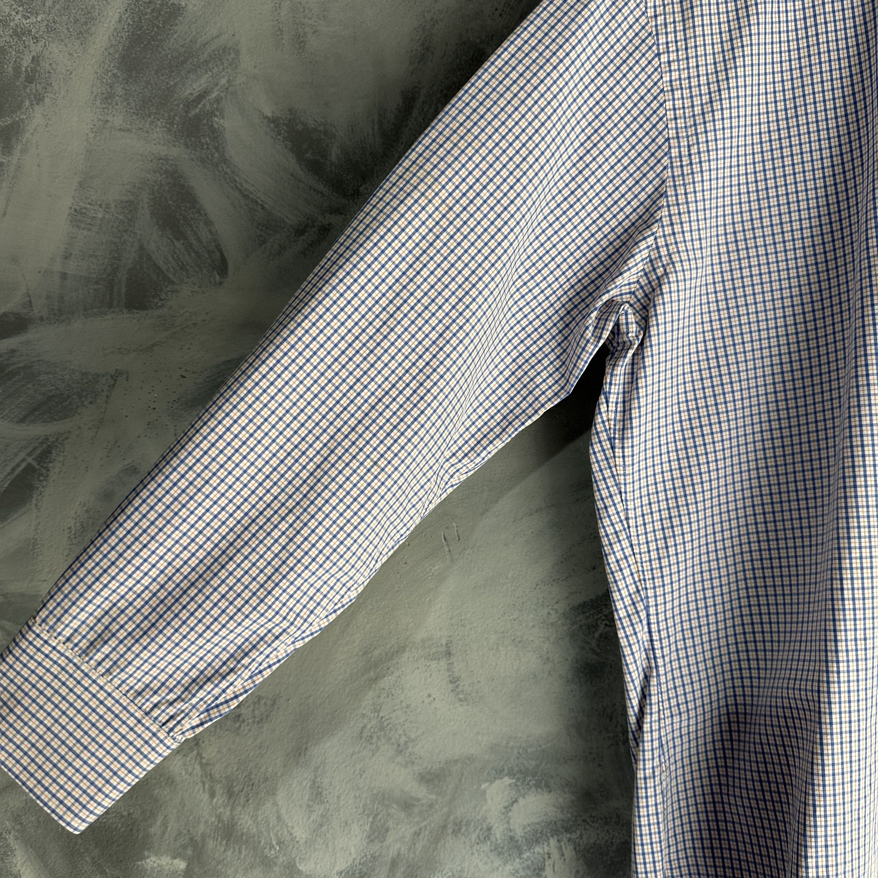Nordstrom Nordstrom 1901 Button Up Shirt Mens Check Casual Dress Size US L / EU 52-54 / 3 - 3 Thumbnail