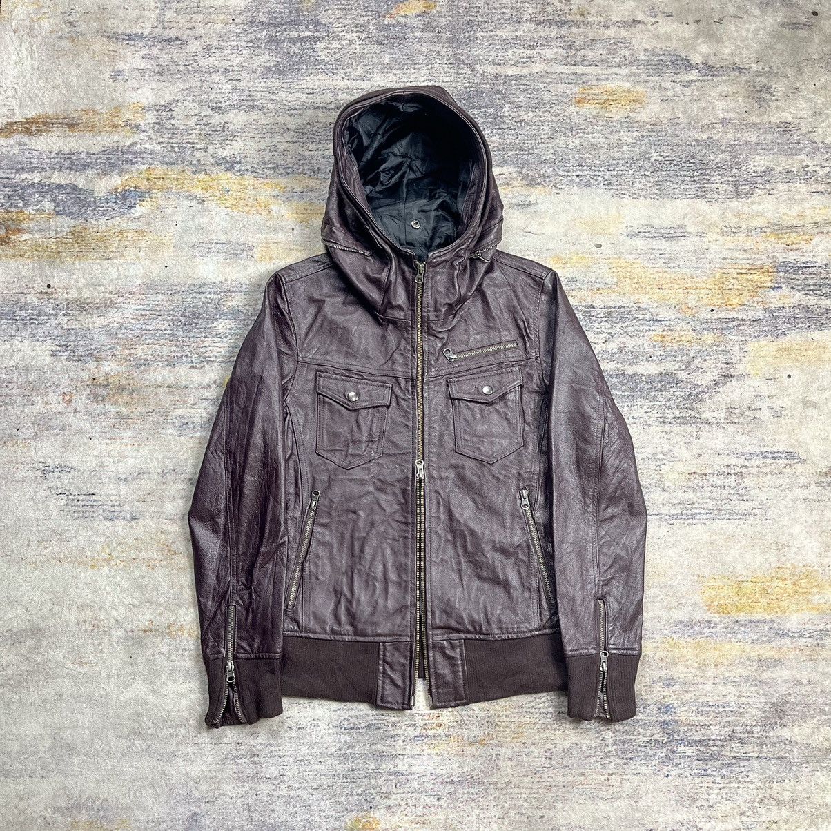 If Six Was Nine Japanese brand GGD gimmick bono leather jacket Size US M / EU 48-50 / 2 - 2 Thumbnail