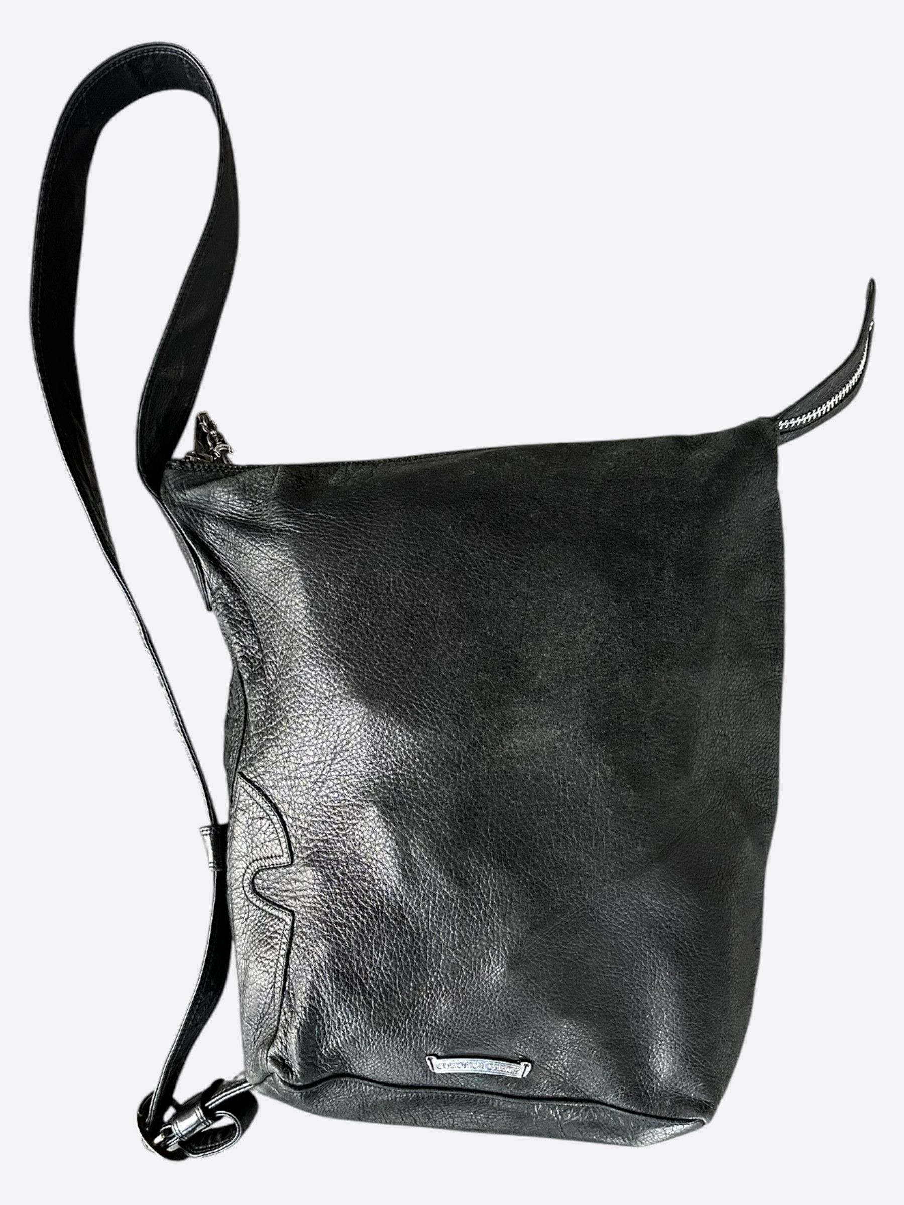 Chrome Hearts Chrome Hearts Black Lelo Cross Patch Messenger Bag Size ONE SIZE - 2 Thumbnail