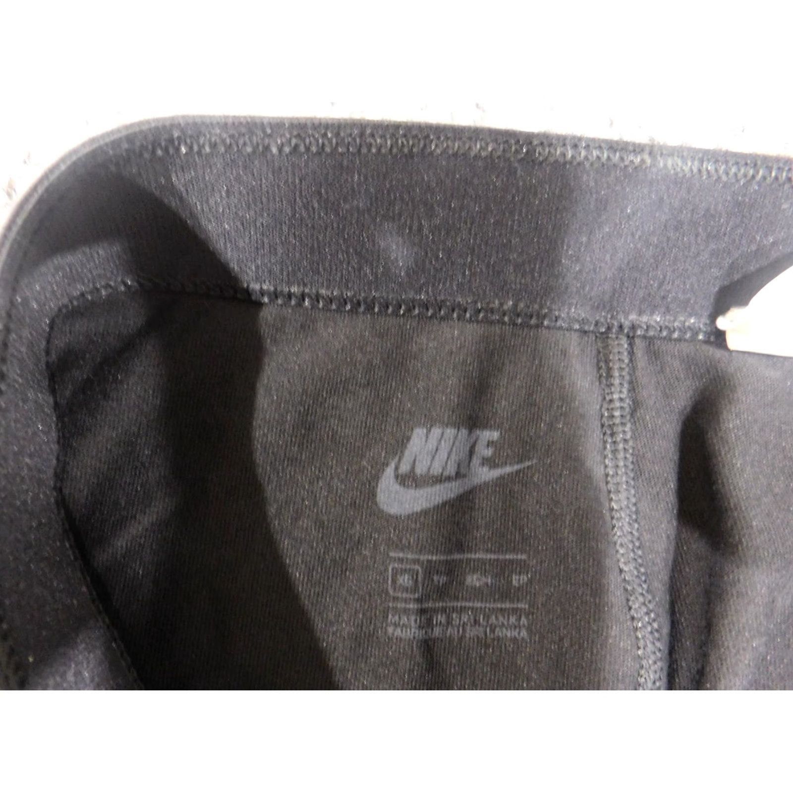 Nike Nike Leggings Women XS Black Logo Dri-Fit Stretch Running Compression Athletic Pants Size 40" / US 18 - 6 Thumbnail