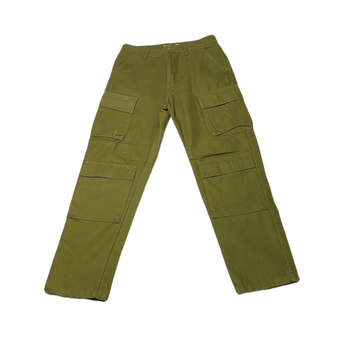 Zara Green Zara Cargo Pants Zara Cargos Size US 32 / EU 48 - 1 Thumbnail