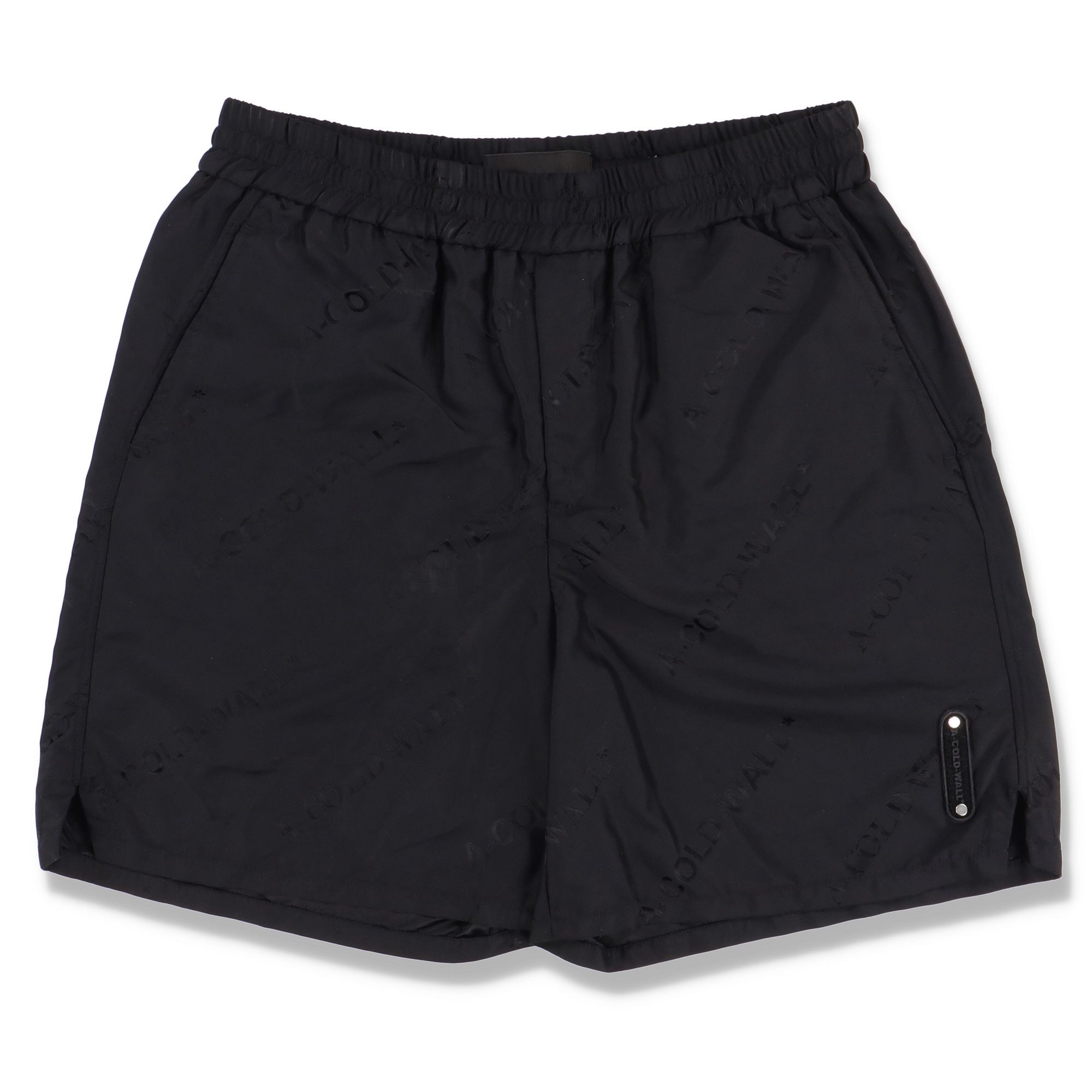 A-COLD-WALL* Black Monogram ACW Logo Nylon Shorts Size US 30 / EU 46 - 2 Thumbnail