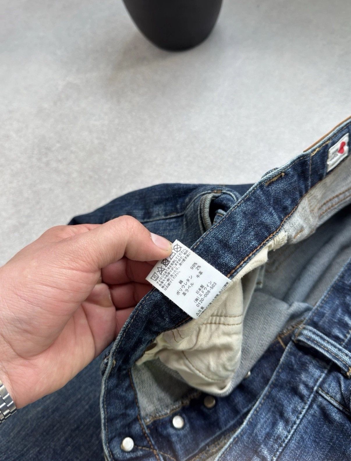 Edwin Vintage EDVIN Made In Japan Selvedge Denim Jeans Pants Men Size US 32 / EU 48 - 11 Thumbnail