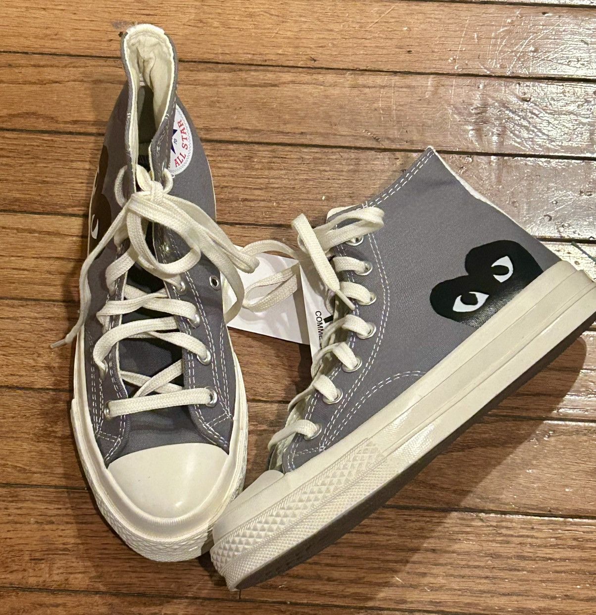 Converse Converse Chuck 70 (Comme des Garçons) High “Steel Gray” Size US 7.5 / IT 37.5 - 1 Thumbnail
