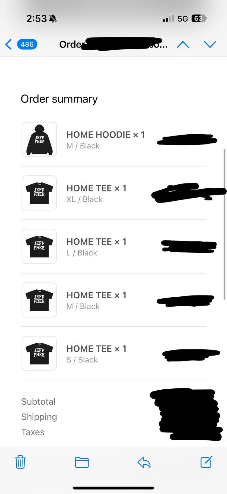 Young Thug Sp5der Home JEFF FREE Tee Black Large Size US L / EU 52-54 / 3 - 11 Thumbnail