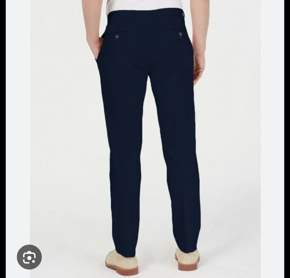 Tommy Hilfiger Tommy Hilfiger Preppy Navy Tailored Dress Pants Size 36x32 Size 36R - 1 Thumbnail