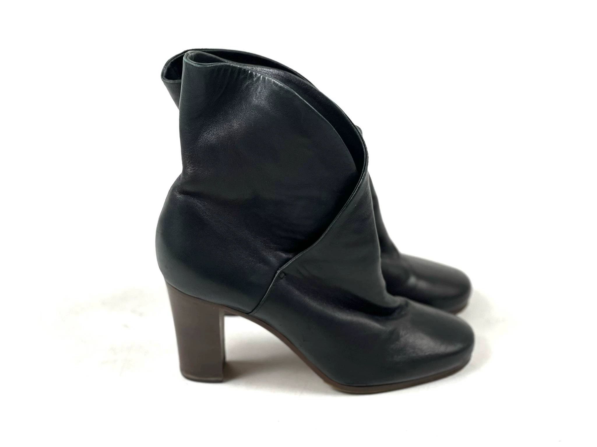 Celine Celine Lambskin Chelsea Boots with Chunky Heels Size US 6 / IT 36 - 3 Thumbnail