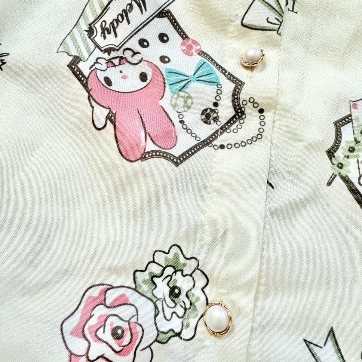 LIZ LISA Sanrio My Melody Blouse Tops Women M Lolita Jirai Kei Size M / US 6-8 / IT 42-44 - 3 Thumbnail