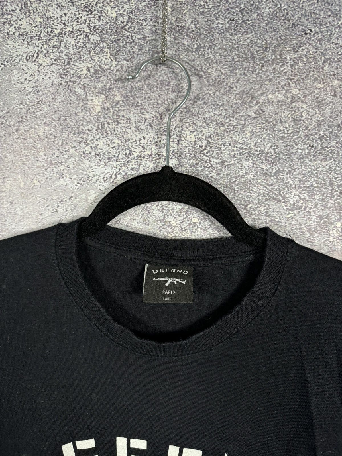 DEFEND PARIS Defend Paris Human Rights Black T Shirt Large Size US L / EU 52-54 / 3 - 4 Thumbnail