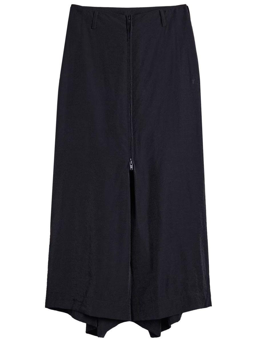 Y-3 Y-3 WIDE PANTS WITH ZIPPER - BLACK Size 30" / US 8 / IT 44 - 1 Thumbnail