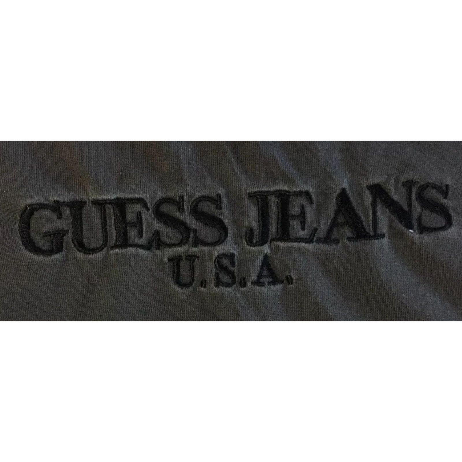 Vintage VINTAGE Guess USA Shirt S Gray Spellout 80s 90s Grunge Punk Hip Hop Beach Rock Surf Skate USA Boys Mens Size US S / EU 44-46 / 1 - 2 Thumbnail