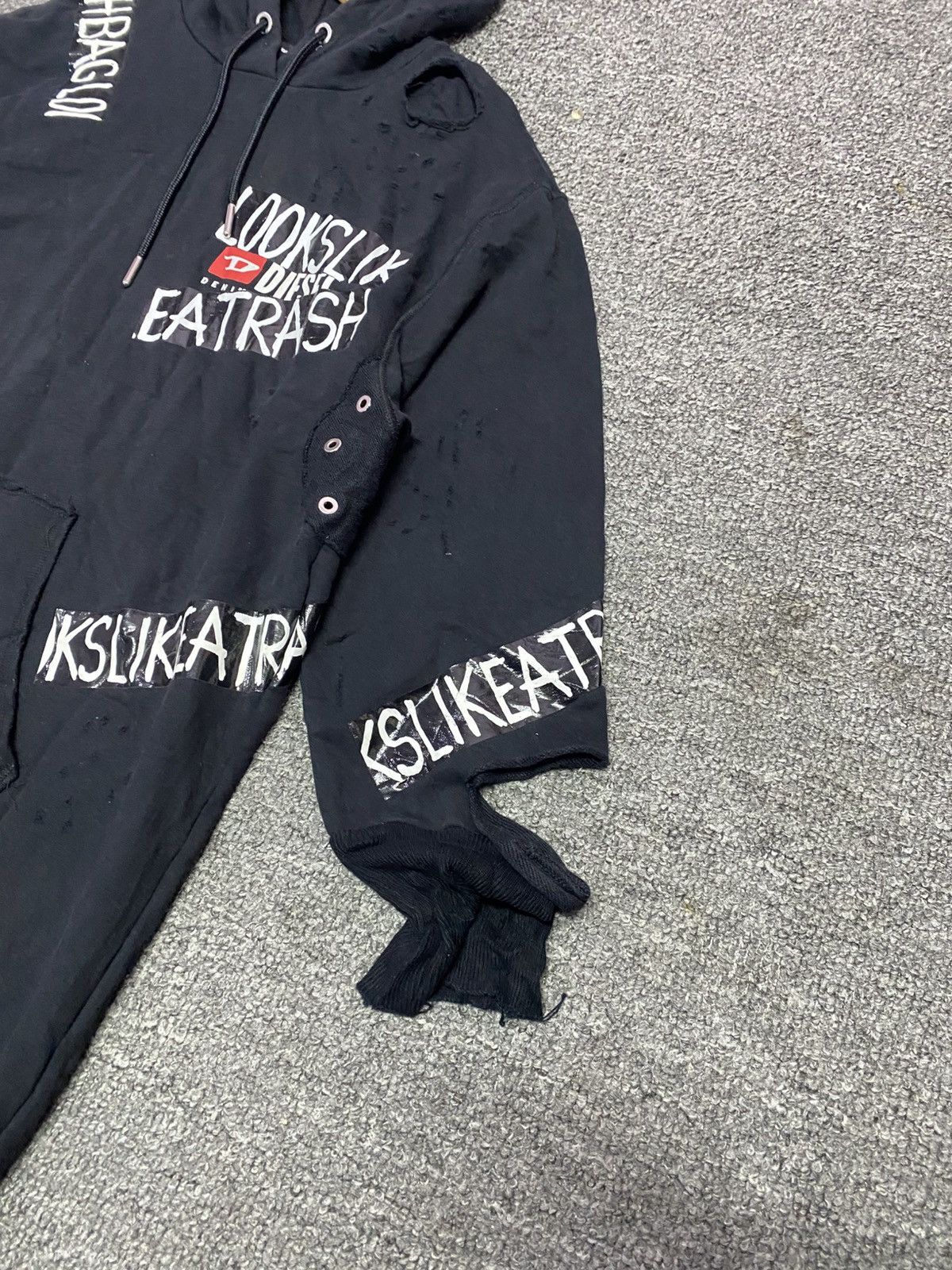 Diesel Diesel hoodie long sweatshirt Size L / US 10 / IT 46 - 3 Thumbnail