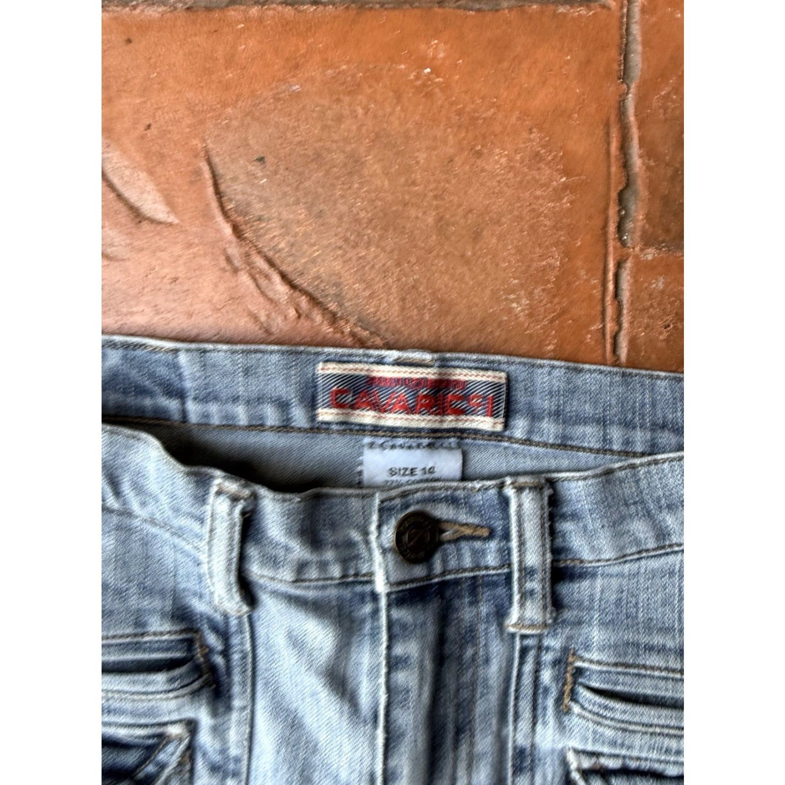 Vintage VINTAGE Z. Cavaricci Jeans Women’s 14 Bootcut Flare Denim Blue Retro 90s Size 36" / US 14 / IT 50 - 2 Thumbnail