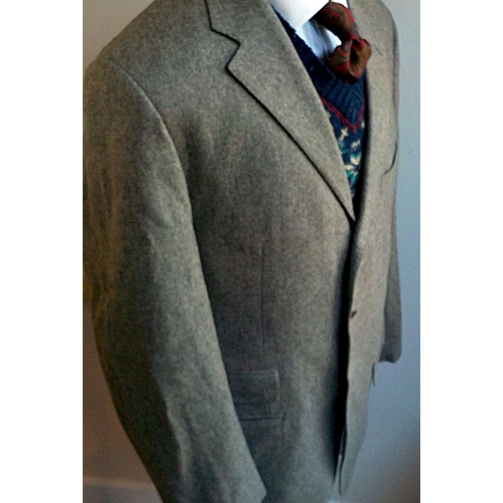 Polo Ralph Lauren Polo Ralph Lauren Blazer Gray Wool Cashmere 3 Button Blazer Size 42L Made in Italy Mens Size US XL / EU 56 / 4 - 3 Thumbnail