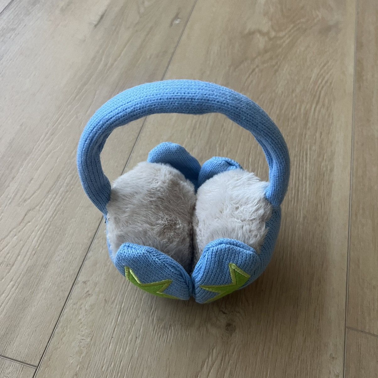 Happy99 Happy99 REM Blue Knit Earmuffs Size Small | Grailed