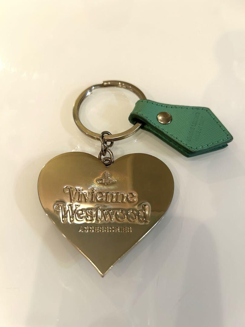 Vivienne Westwood Heart Orb Leather Keychain Size ONE SIZE - 2 Thumbnail