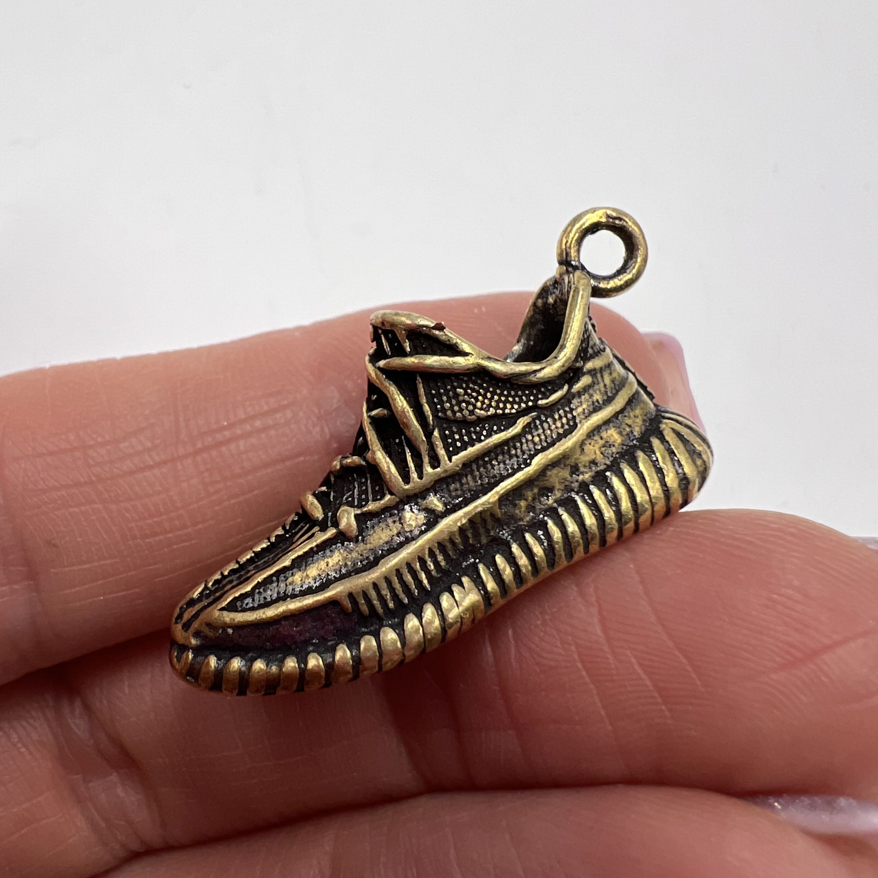 Vintage Vintage 1960s Mini Figure Statue Sneaker Brass Bronze14.53gr Size ONE SIZE - 1 Thumbnail