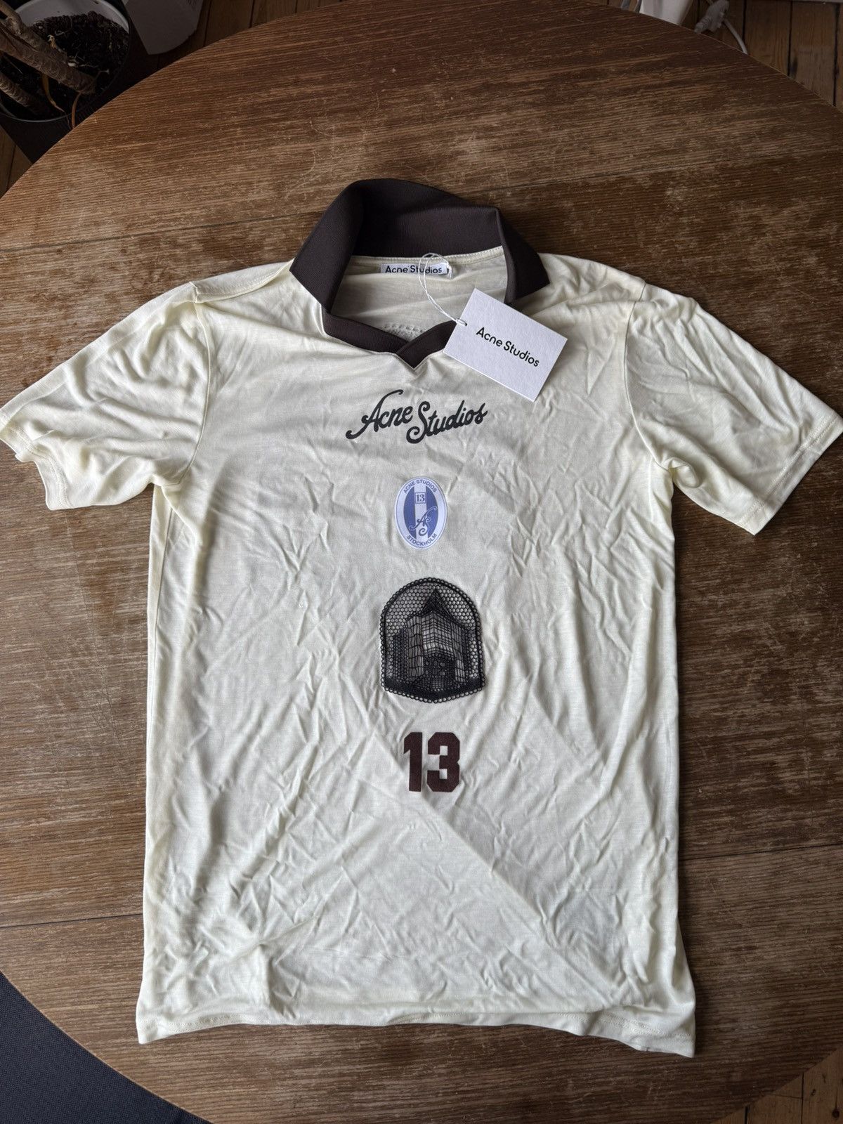 Acne Studios Embroidered Polo Jersey rare size Size US S / EU 44-46 / 1 - 1 Thumbnail