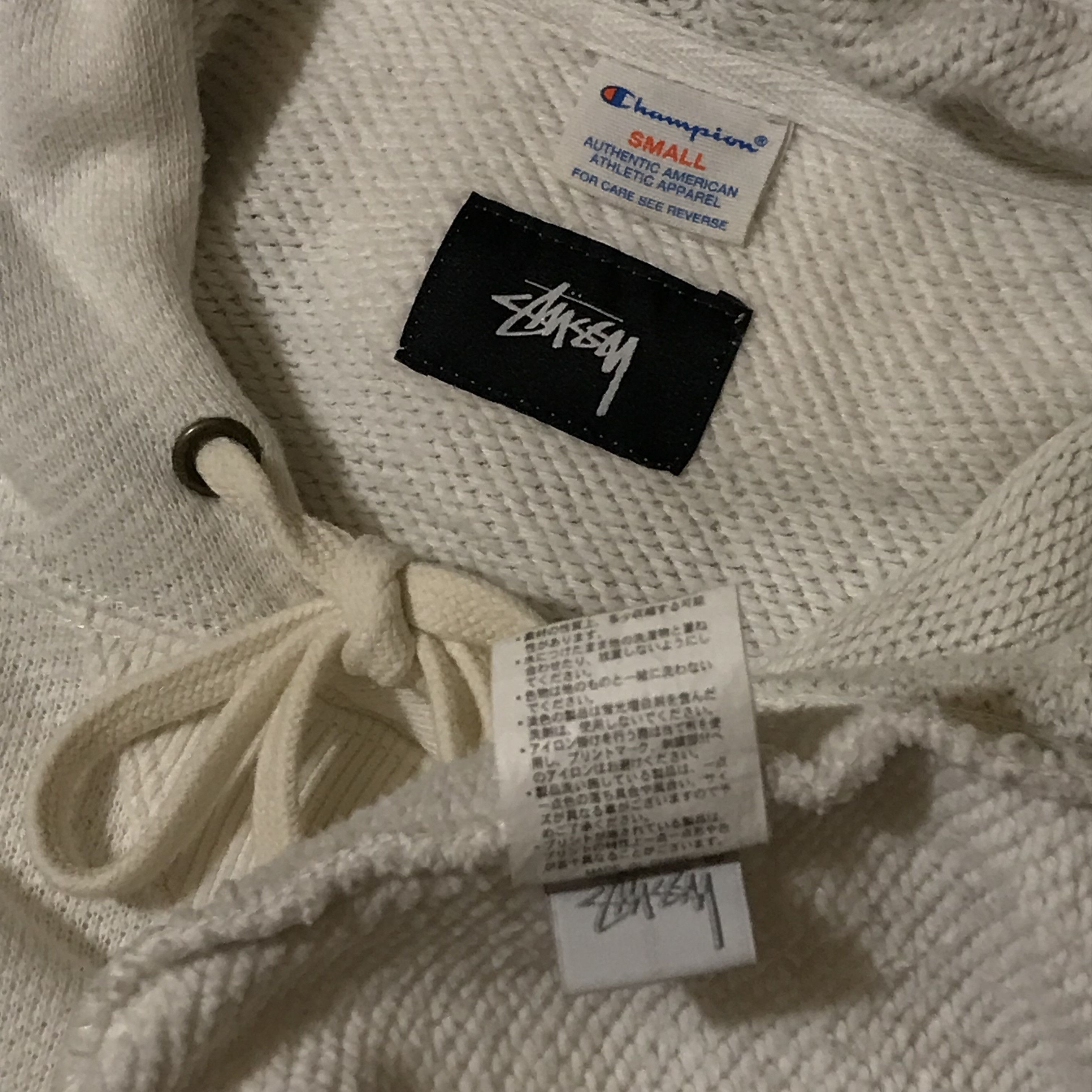 Champion × Stussy 2017 Stussy x Champion Tonal Centre Script Spellout Hoodie Size US S / EU 44-46 / 1 - 8 Thumbnail