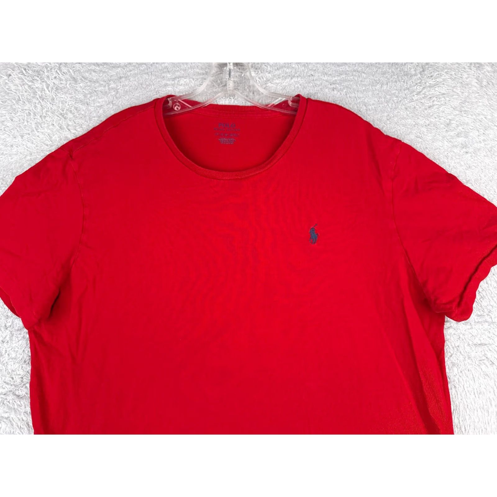 Ralph Lauren Polo Ralph Lauren Shirt Men Extra Large Red Crew Neck Short Sleeve Cotton Size US XL / EU 56 / 4 - 4 Thumbnail