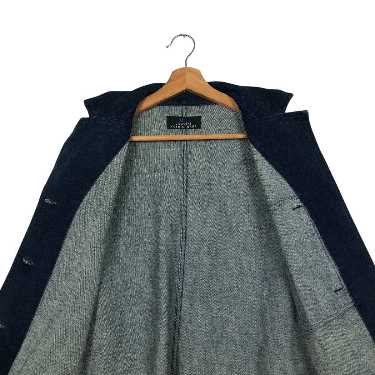 Japanese Brand 📌Vintage Hickory Chore Jacket Denim Yoshie Inaba Japan Size US M / EU 48-50 / 2 - 15 Thumbnail