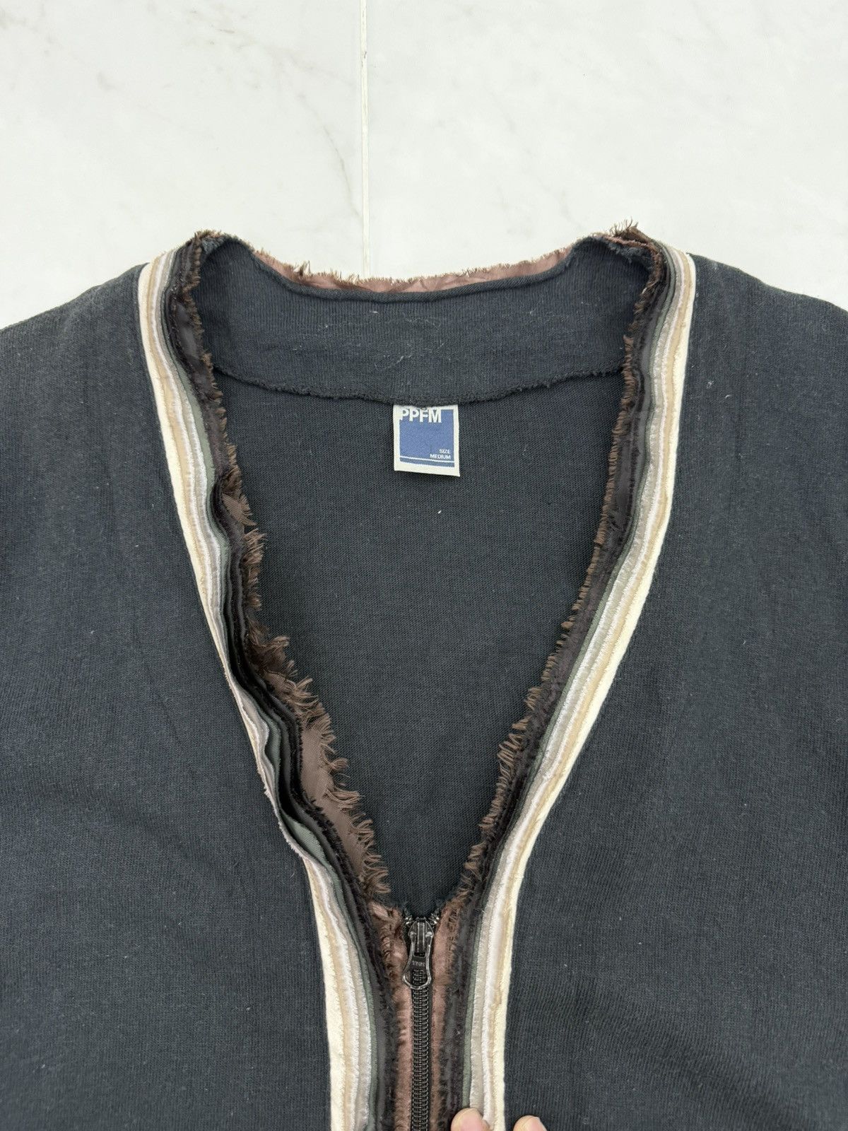 PPFM Vintage Rare PPFM Mink Fur Lined Cardigan Jacket Size US M / EU 48-50 / 2 - 7 Thumbnail