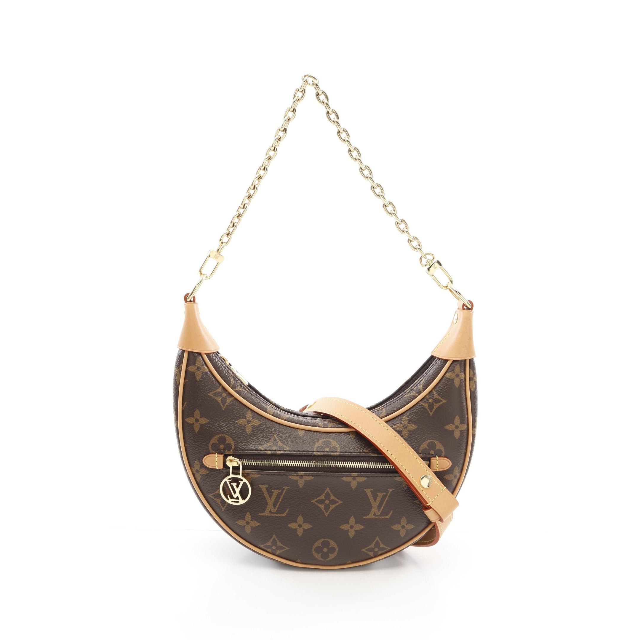 Louis Vuitton Louis Vuitton Loop Monogram Shoulder Bag Leather Brown Size ONE SIZE - 1 Thumbnail