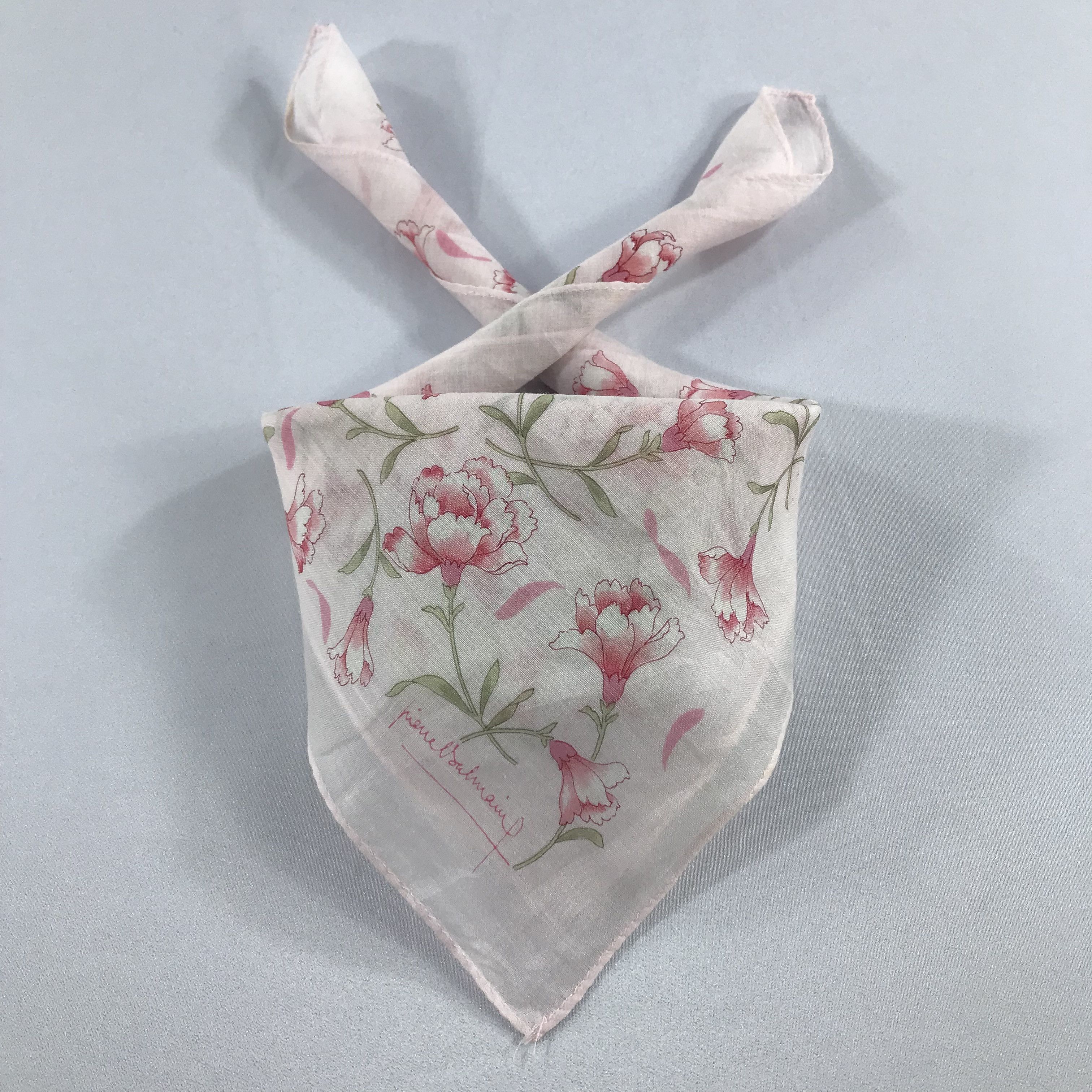 Pierre Balmain × Vintage Pierre Balmain Bandana / Handkerchief / Neckerchief -S2081 Size ONE SIZE - 3 Thumbnail