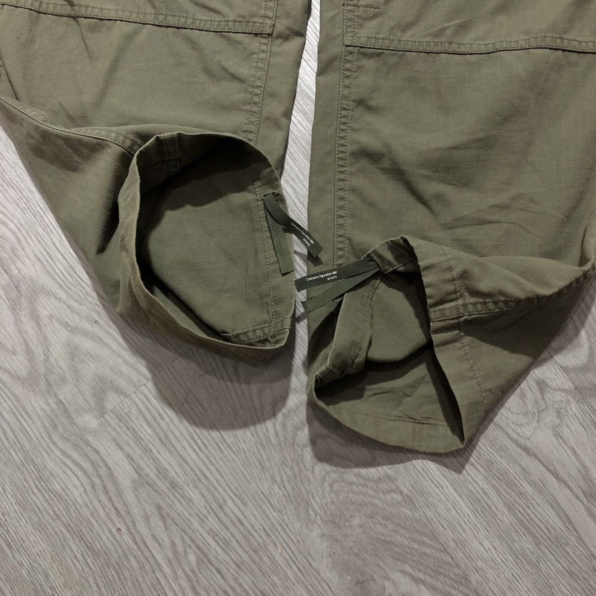 Wtaps 🇯🇵 2000s Wtaps Trousers Cotton Ripstop Cargo Pants Green Army Size US 34 / EU 50 - 9 Thumbnail