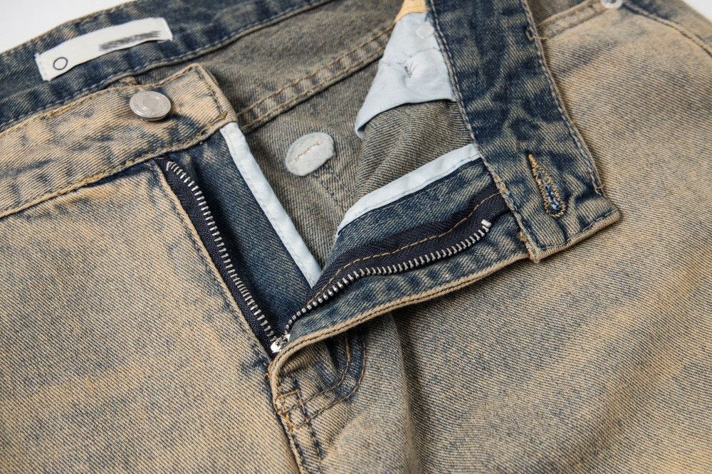 Japanese Brand × Jean Heavy distressed trendy loose men's flared jeans Size US 32 / EU 48 - 4 Thumbnail