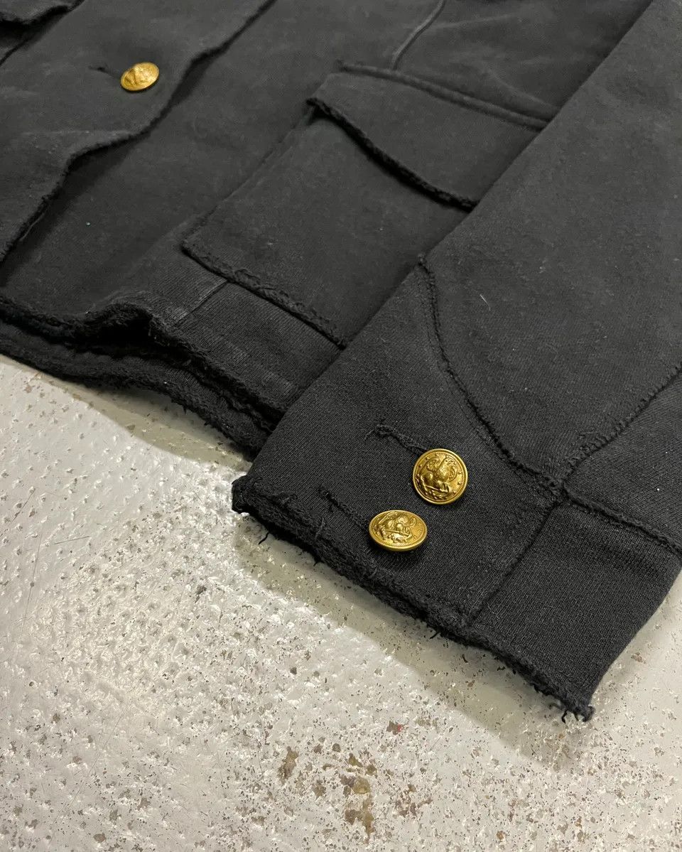 Polo Ralph Lauren 2010s Ralph Lauren Officer Gold Buttoned Multi Pockets Black Jacket Size S / US 4 / IT 40 - 6 Thumbnail