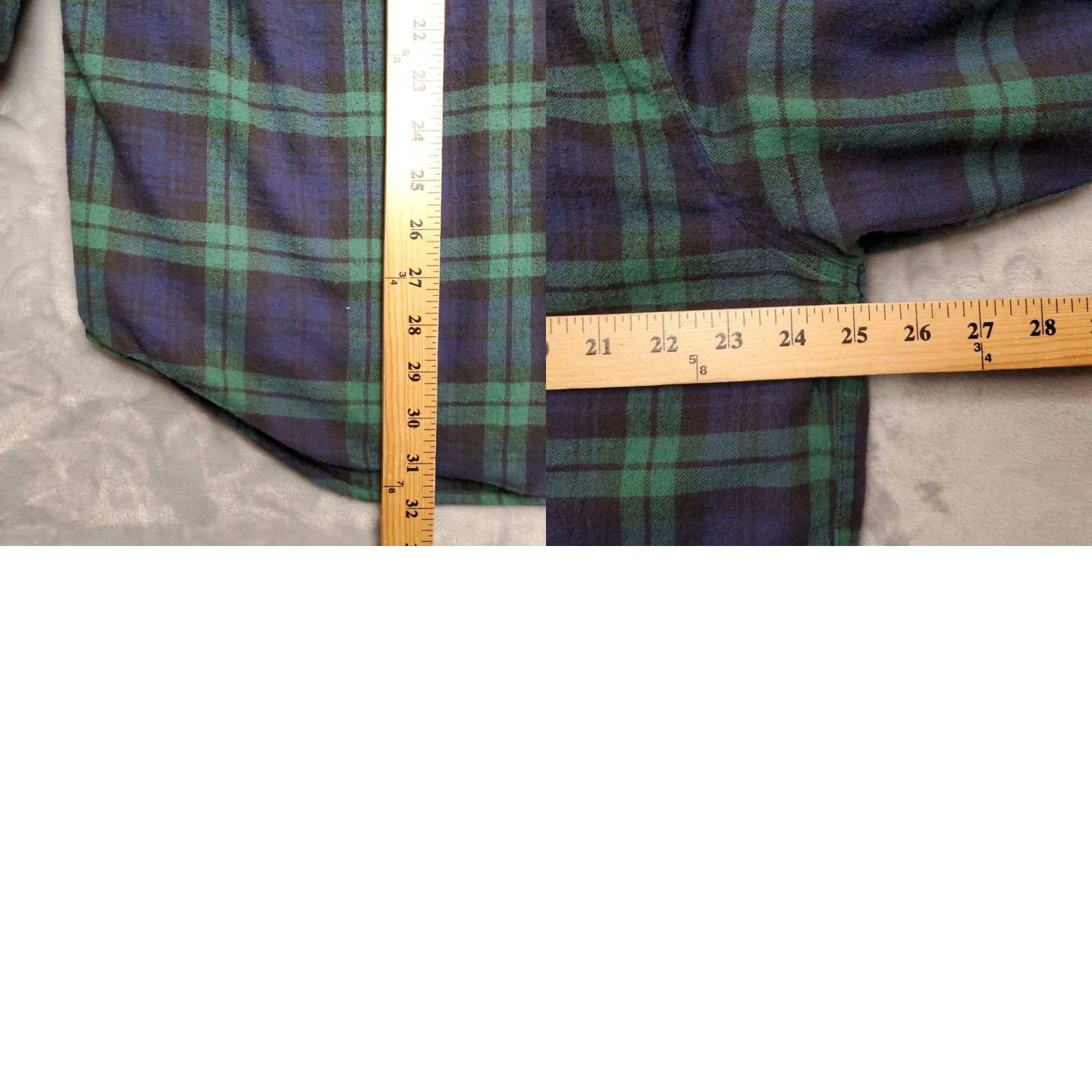 Vintage VINTAGE LL Bean Shirt Mens Large Blackwatch Plaid Thinsulate Flannel Shacket Made in USA Size US L / EU 52-54 / 3 - 9 Thumbnail