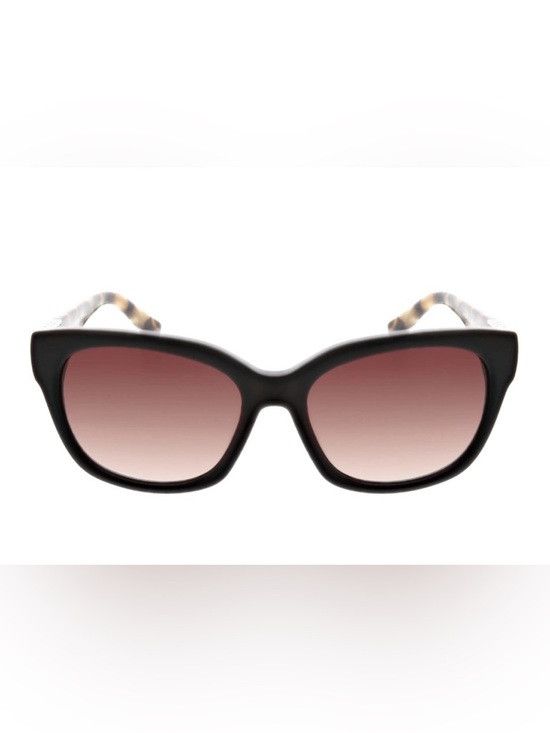 Oscar De La Renta Black Frame Sunglasses with Brown Gradient Lenses Size ONE SIZE - 1 Thumbnail