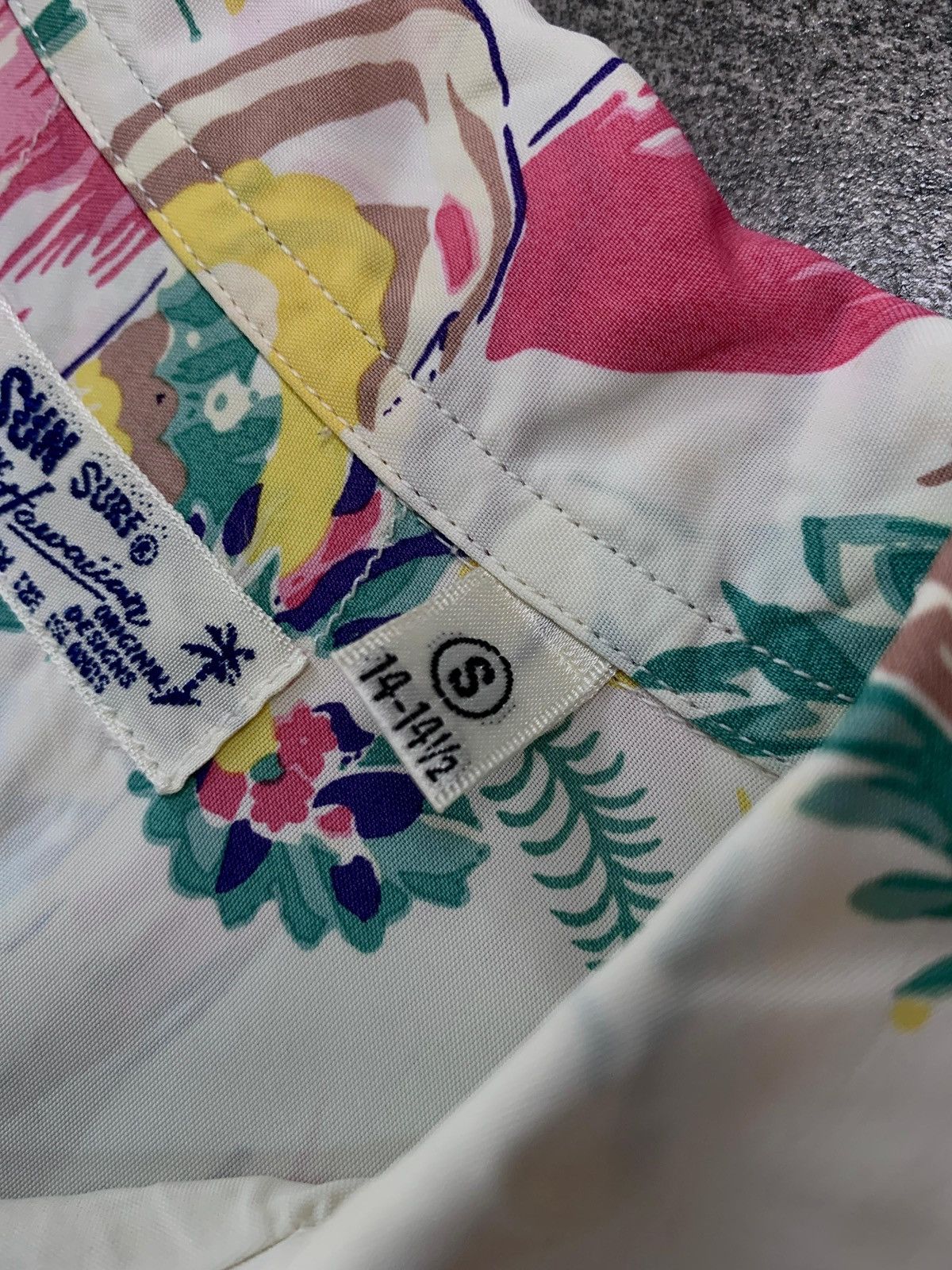 Sun Surf Double Pocket Aloha Long Sleeve Shirt Size US S / EU 44-46 / 1 - 8 Thumbnail