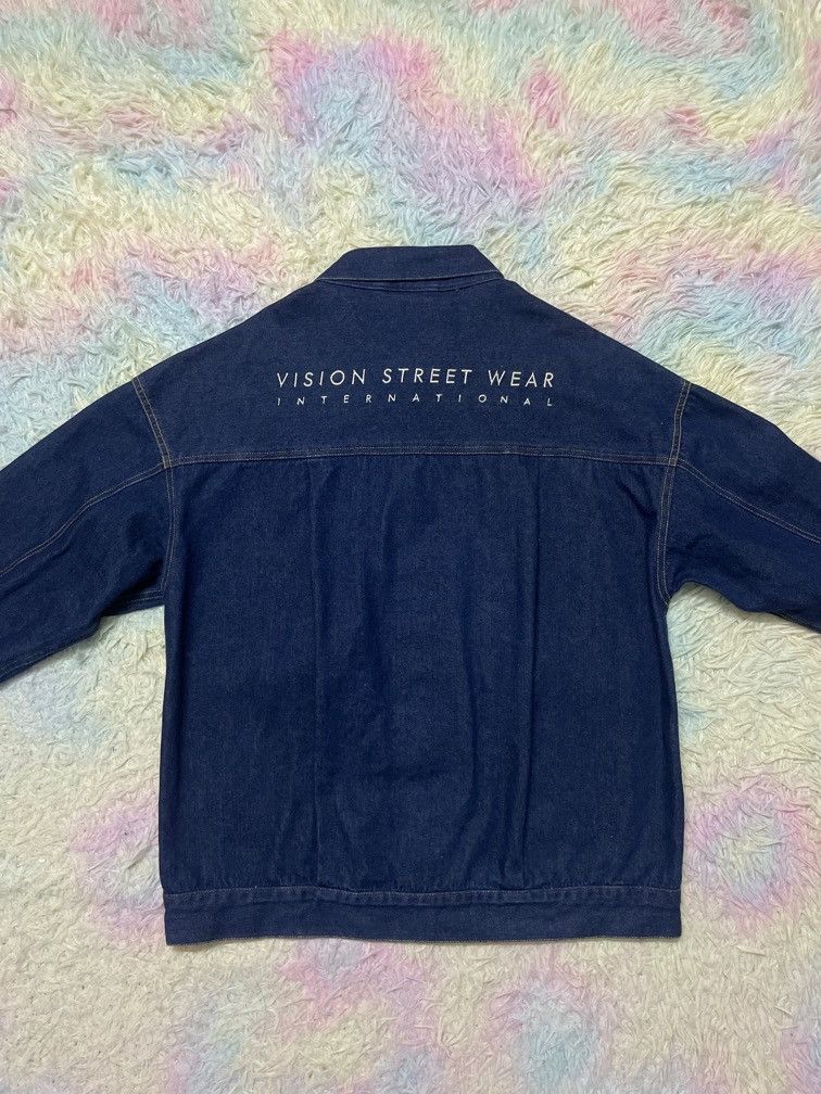 Vintage × Vision Streetwear Vision Streetware Denim Jacket Size US L / EU 52-54 / 3 - 7 Thumbnail
