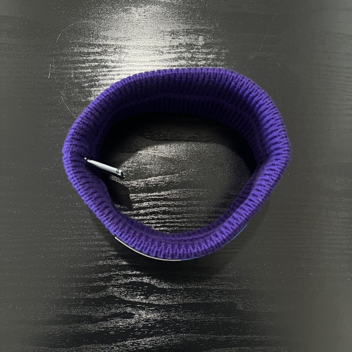 Prada Prada Wool AW18 Rubber Logo Patch Headband Size ONE SIZE - 5 Thumbnail