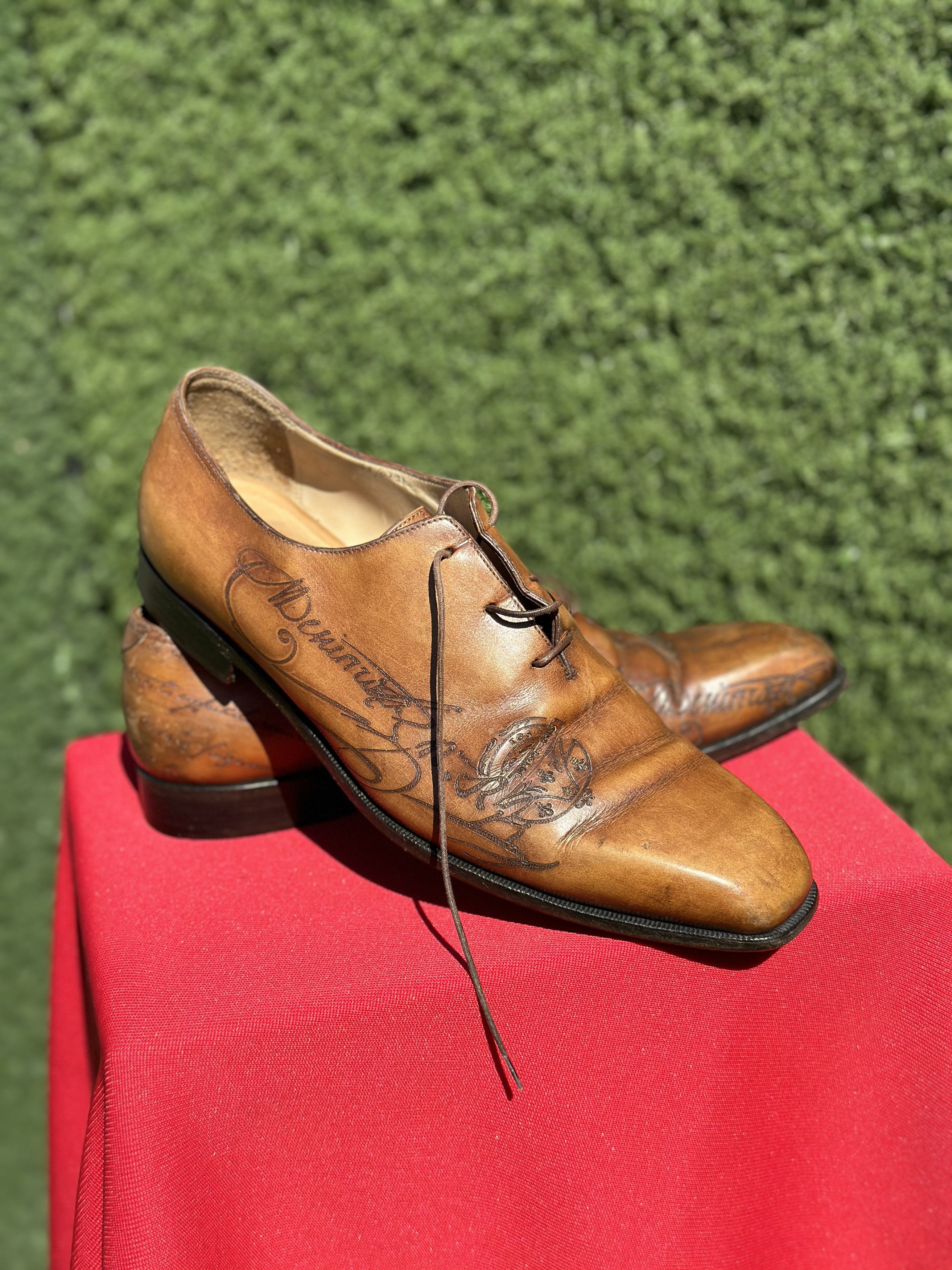 Berluti Berluti Scritto Venezia Leather Oxford Shoes EU 42.5 US 9.5 Size US 9.5 / EU 42-43 - 10 Thumbnail