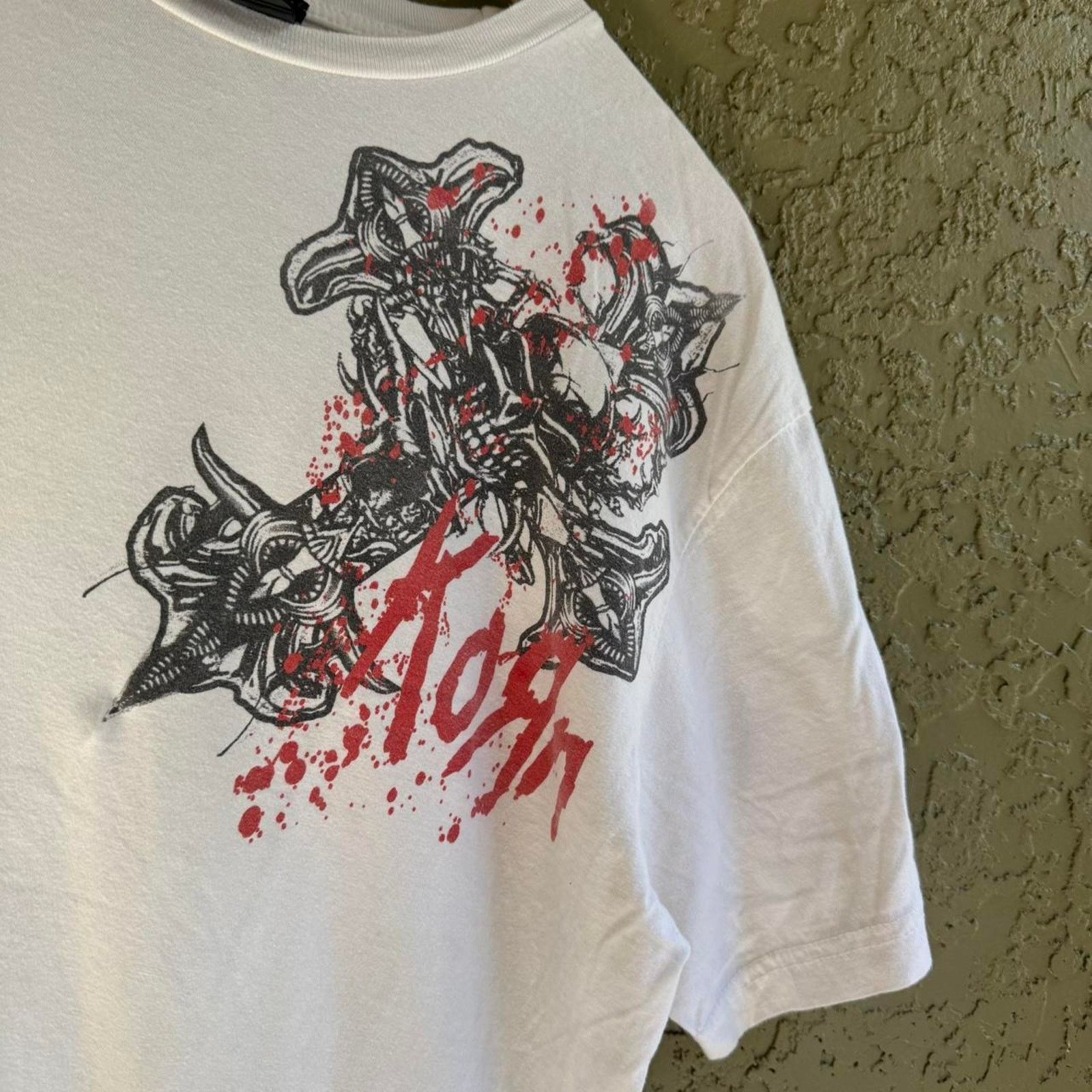Giant Korn Kross Kut Blood Skull Rare Men's XL Tee Music Size US XL / EU 56 / 4 - 5 Thumbnail