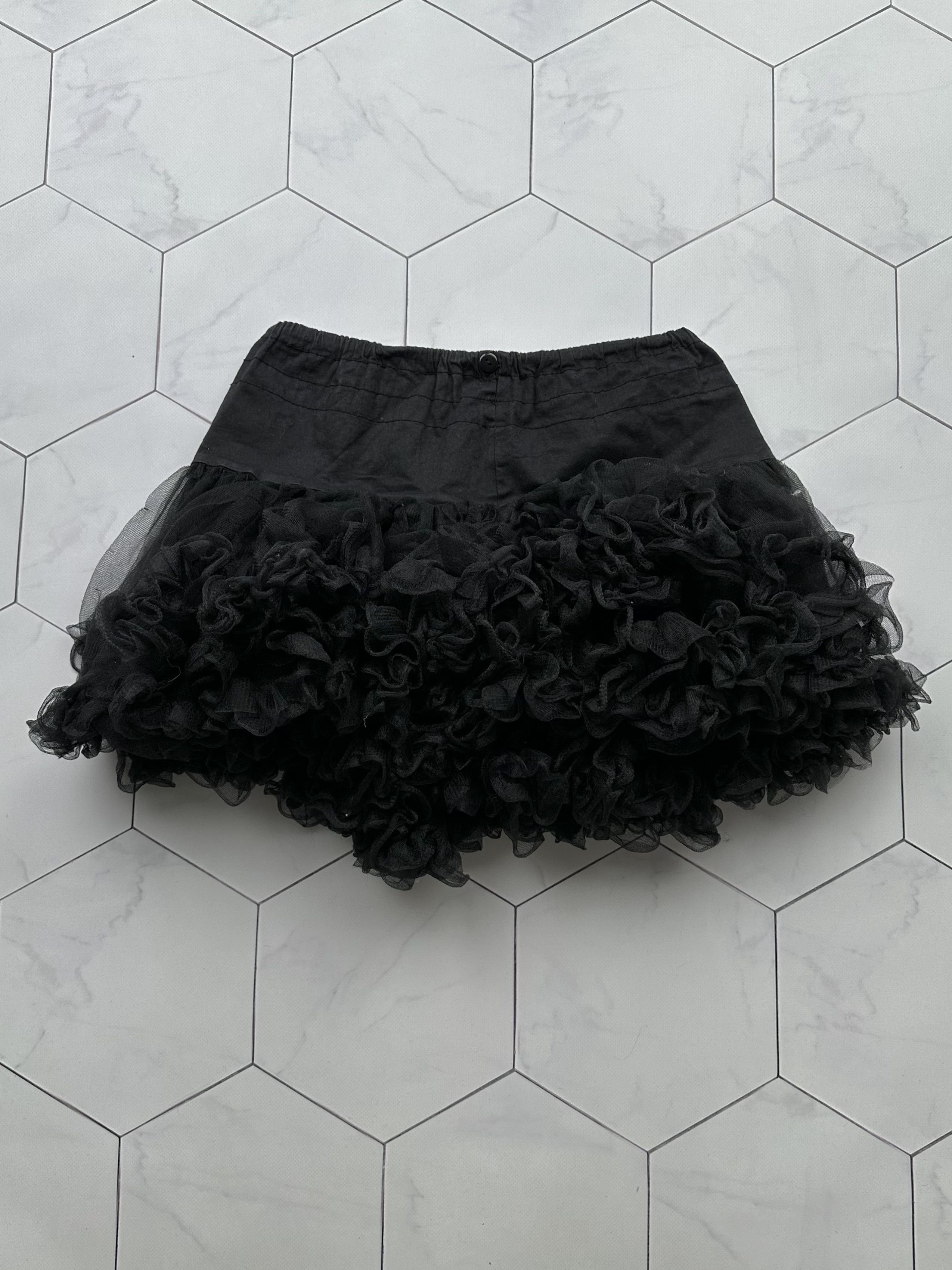 Japanese Brand Vintage Flare Super Lush Mini Skirt E2D15(B8) Size 28" / US 6 / IT 42 - 6 Thumbnail
