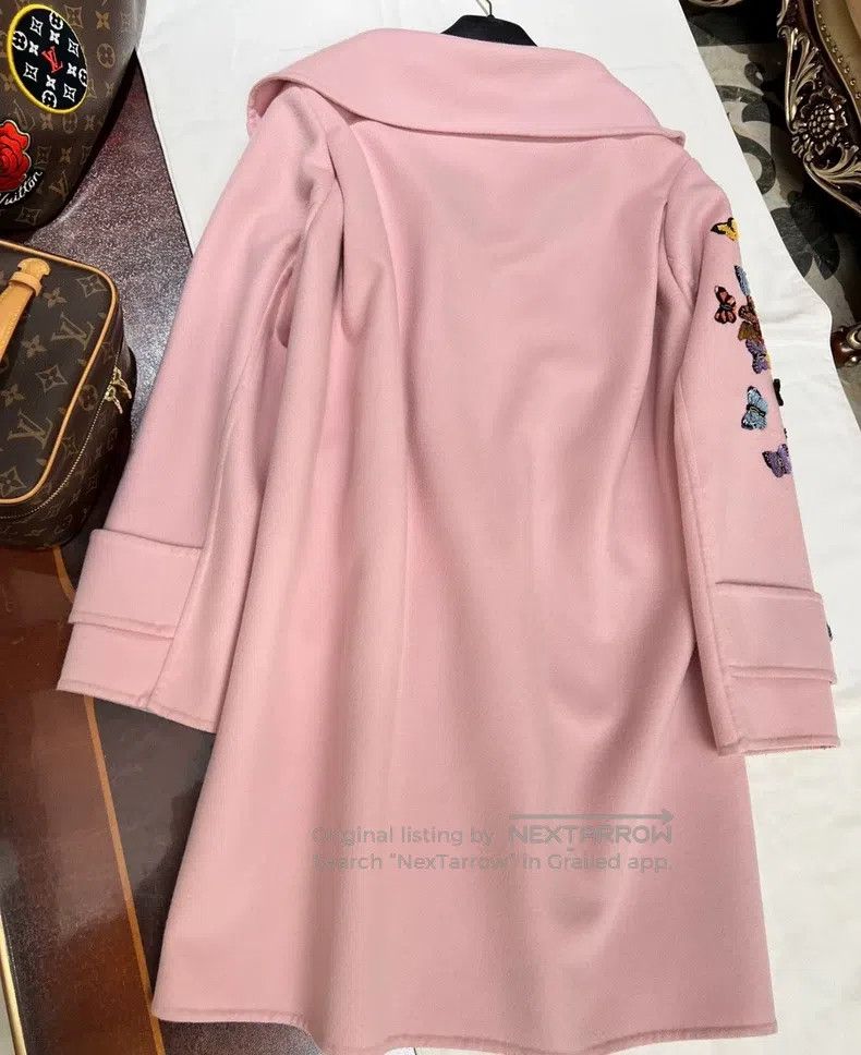 Valentino Valentino Heavy industry embroidered wool and cashmere coa Size M / US 6-8 / IT 42-44 - 7 Thumbnail