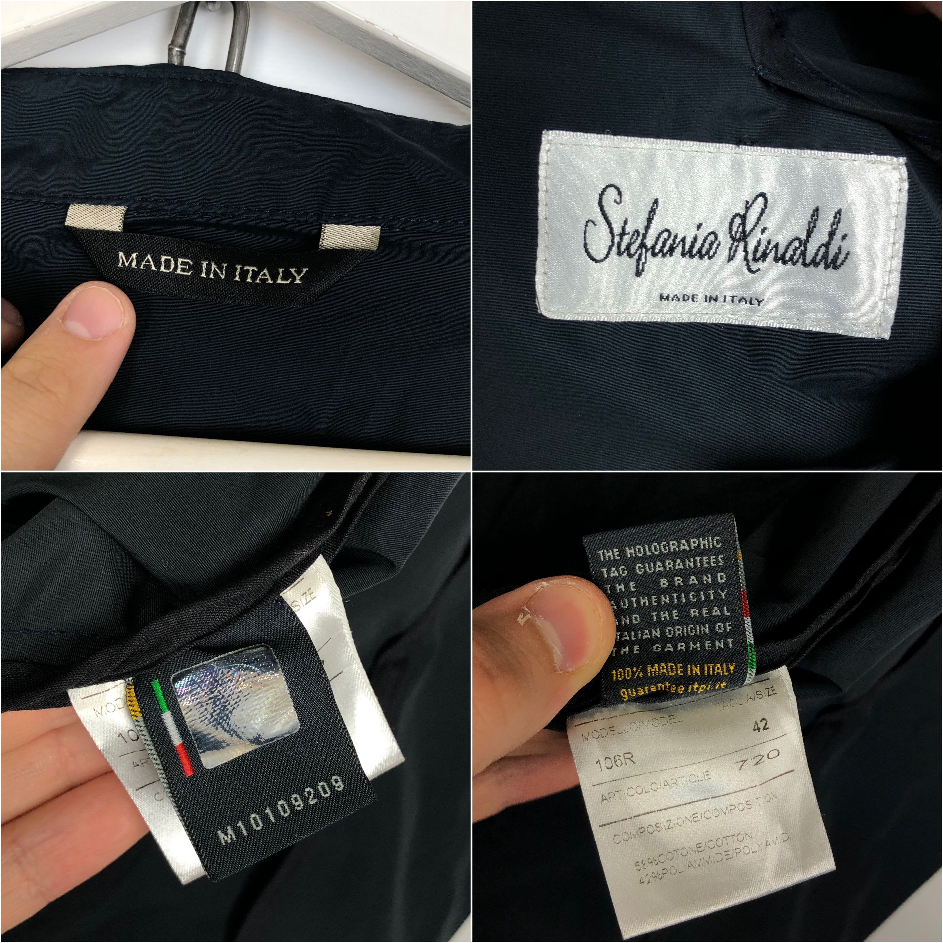 Other Stefania Rinaldi Trench Coat Jacket Blue size 42 Size M / US 6-8 / IT 42-44 - 9 Thumbnail