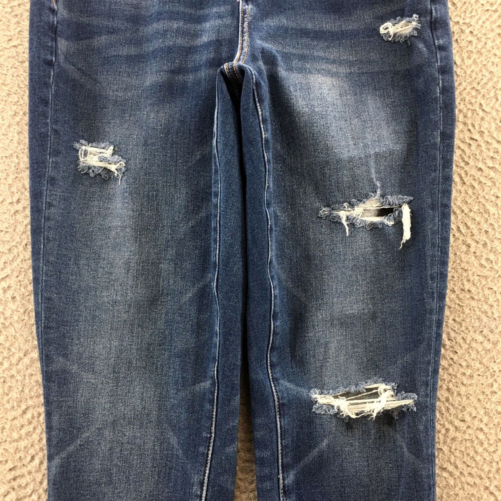 American Eagle Outfitters American Eagle Outfitters Jeans Womens 8 Regular Blue Denim Jegging Pockets Distressed Vintage No Size 30" / US 8 / IT 44 - 6 Thumbnail