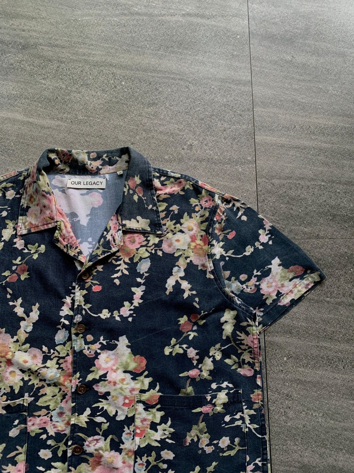 Our Legacy FREE TAX! Elder Floral Open Collar Shirt Size US M / EU 48-50 / 2 - 3 Thumbnail