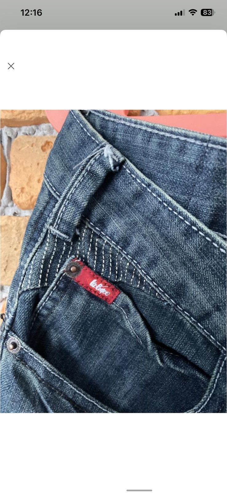 Lee Vintage Lee Cooper Cargo Denim Jeans Size US 36 / EU 52 - 5 Thumbnail