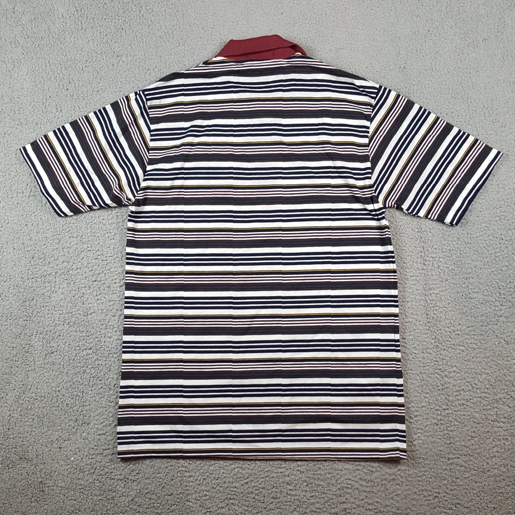 Vintage VINTAGE 90s Munsingwear Striped Polo Shirt Men's Size L Summer Casual Golf Surf Skate Preppy Size US L / EU 52-54 / 3 - 5 Thumbnail