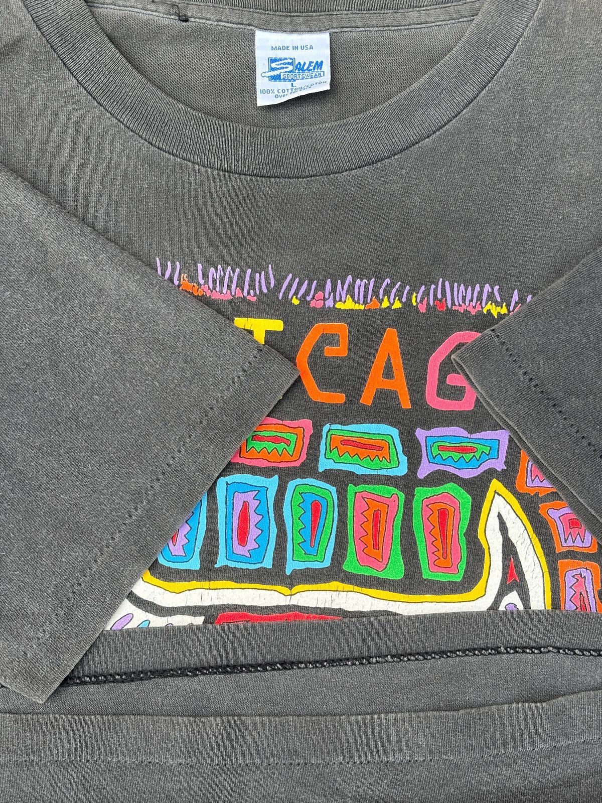 Keith Haring × NBA × Salem Sportswear Very Rare Killer 80s 90s Chicago Bulls Keith Haring Washed Size US L / EU 52-54 / 3 - 11 Thumbnail