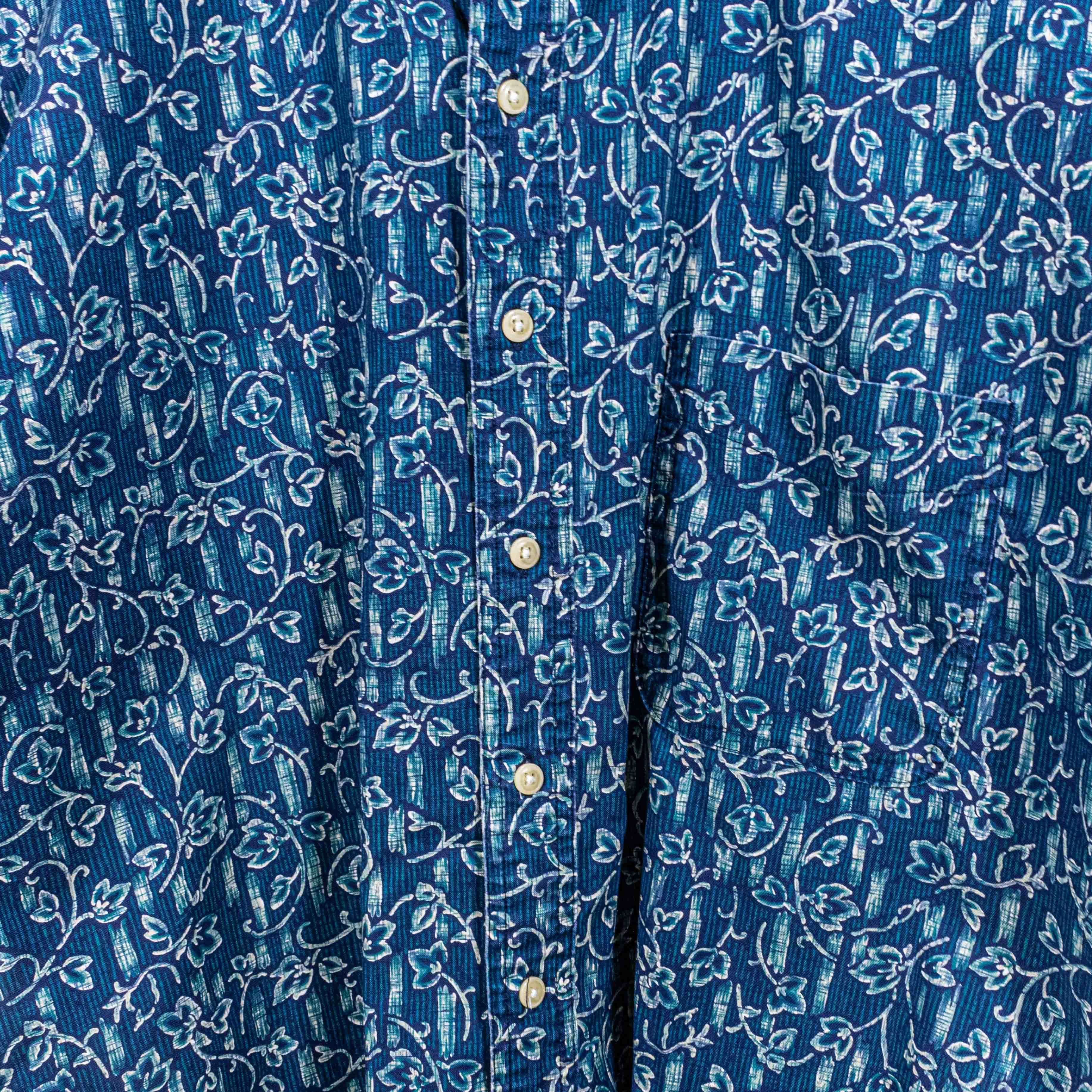 Chaps Ralph Lauren Chaps Ralph Lauren Floral Hawaiian Short Sleeve Button Shirt Size US L / EU 52-54 / 3 - 4 Thumbnail