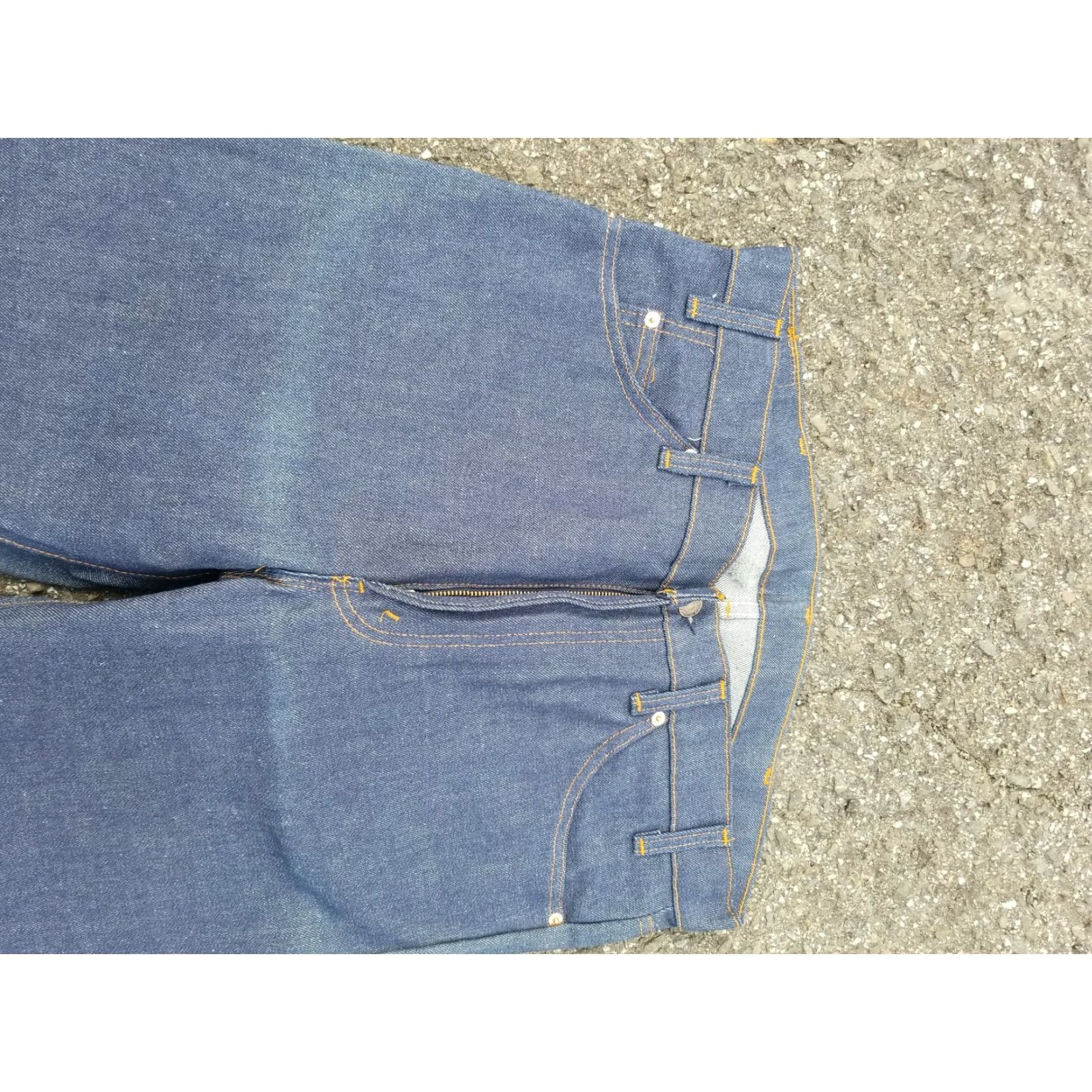 Levi's VINTAGE Levi's Jeans 20505 0217 36x31 Denim Dark Blue NOS Orange Tab Mens Jeans 1970s USA Size US 36 / EU 52 - 2 Thumbnail
