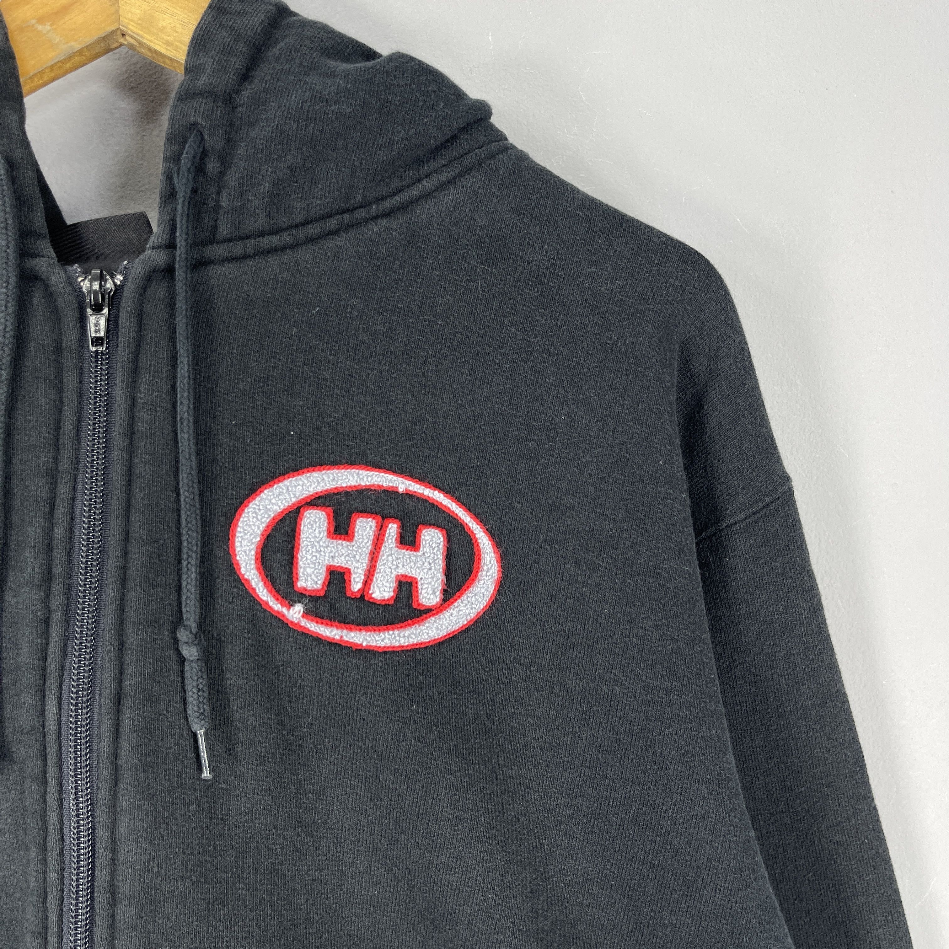 Helly Hansen Vintage 1990s HELLY HANSEN Embroidery Logo Zipper Hoodie Size US XL / EU 56 / 4 - 2 Thumbnail